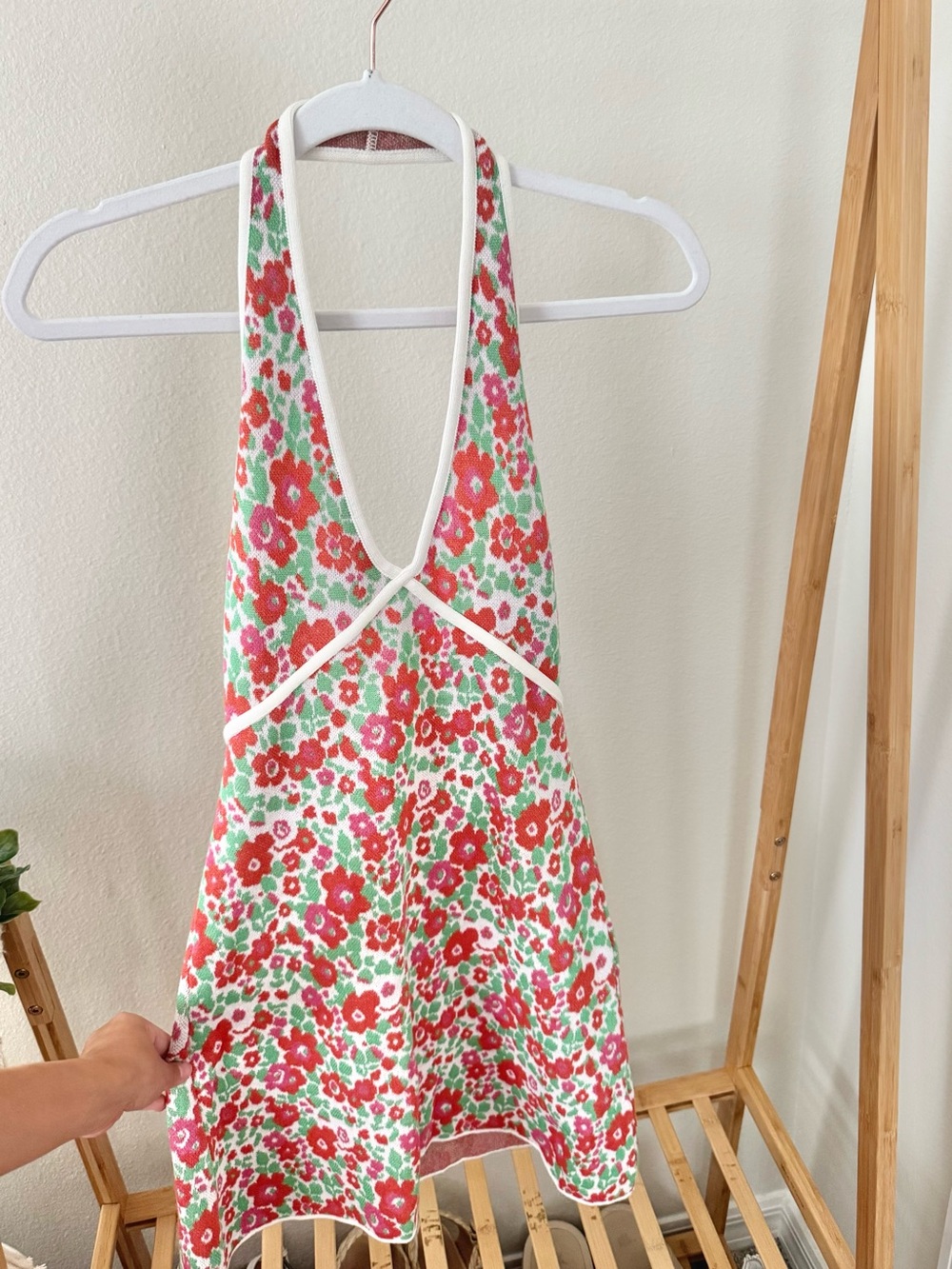 Zara Floral Halter Dress